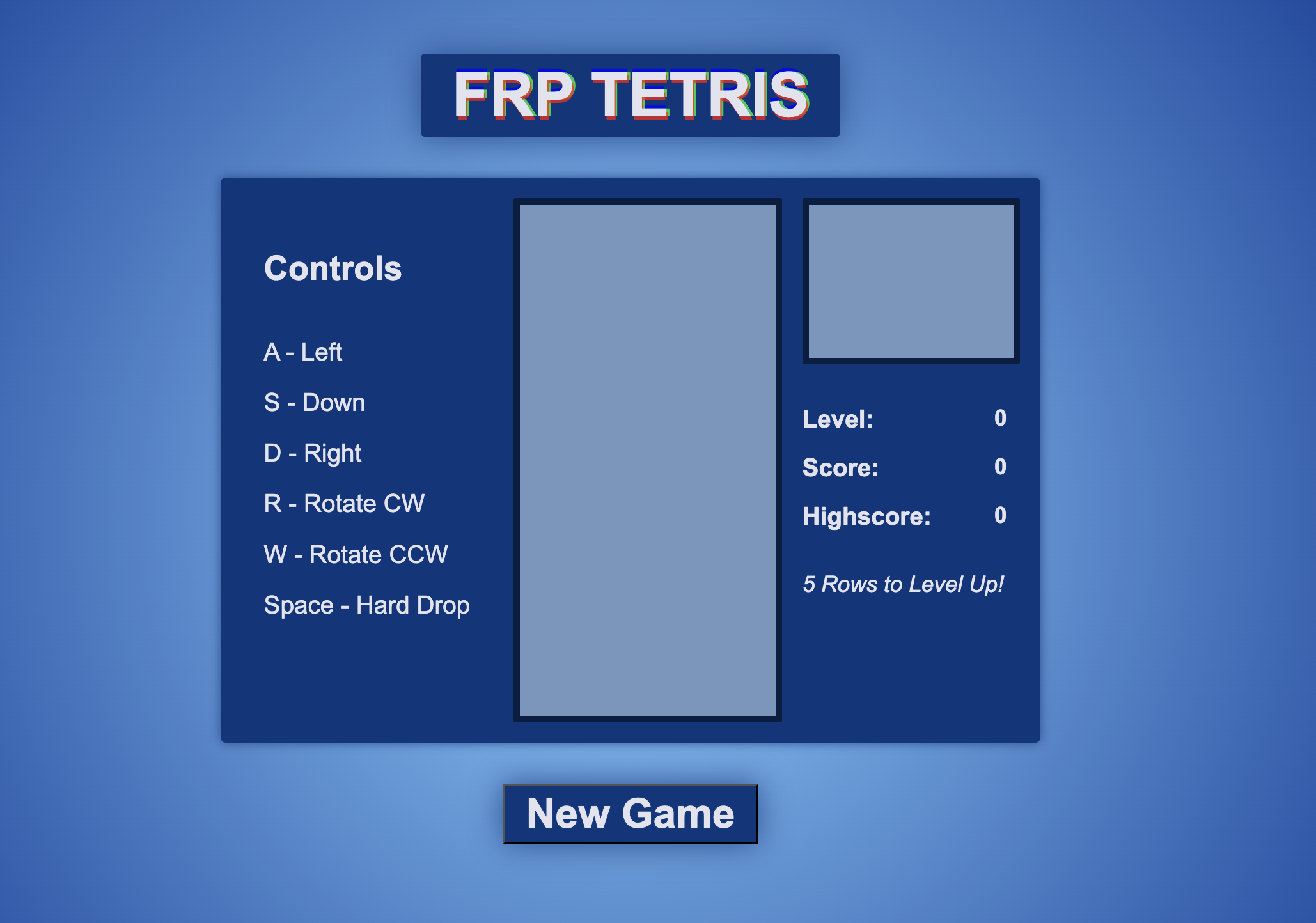 FRP Tetris 🧩